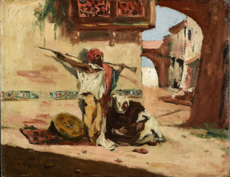Henri Regnault, Sentinelle marocaine, Reims, Musée des Beaux-Arts (inv. 907.19.221) Photo : © Christian Devleeschauwer