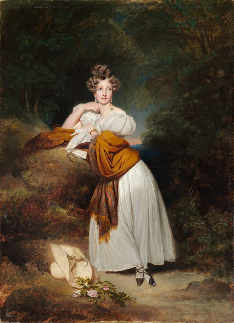 Sophie Guillemette, grande-duchesse de Bade (1801-1865), par Franz Xaver Winterhalter, en 1831