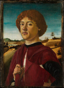 Portrait d'un jeune homme, par Biagio d'Antonio, probablement vers 1470