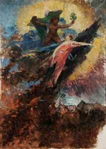 George Desvallières, Apollon et Daphné, vers 1889 - 1890, Reims, Musée des Beaux-Arts (inv. 2007.7.1) Photo : © Christian Devleeschauwer