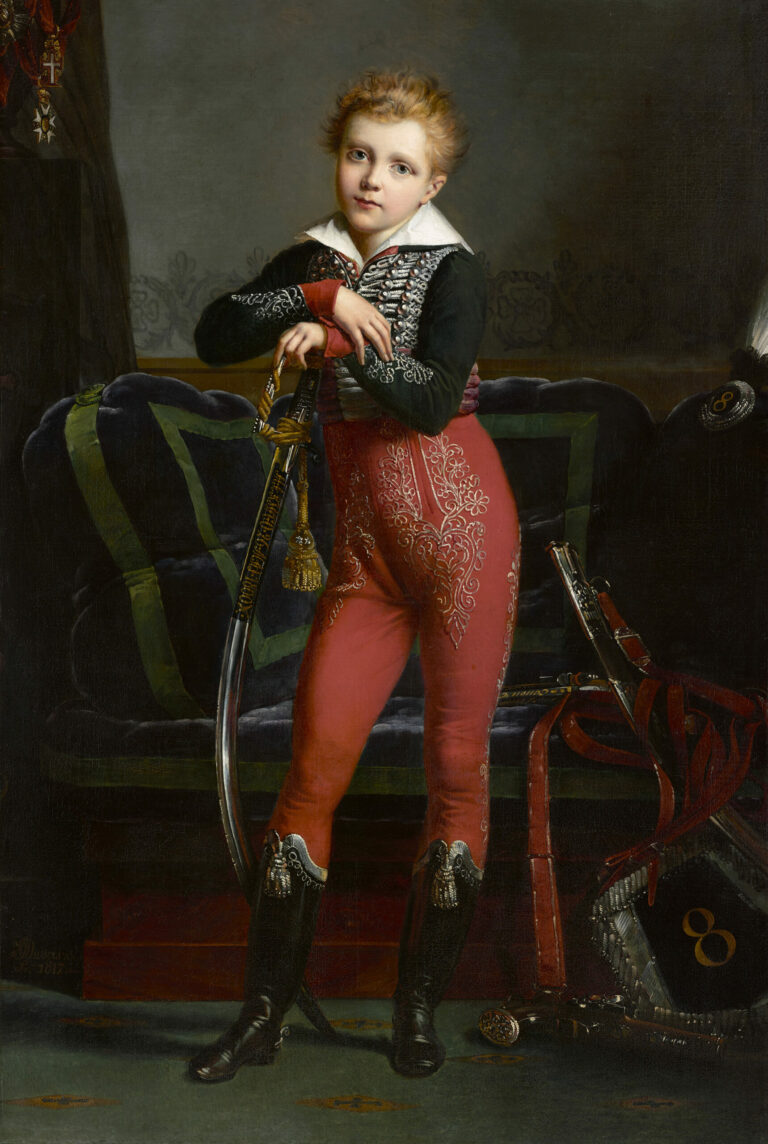 Alexandre-Jean Dubois-Drahonet, Portrait d'Achille Deban de Laborde, 1817, huile sur toile. Clark Art Institute, acquis par le Clark, 2017.2