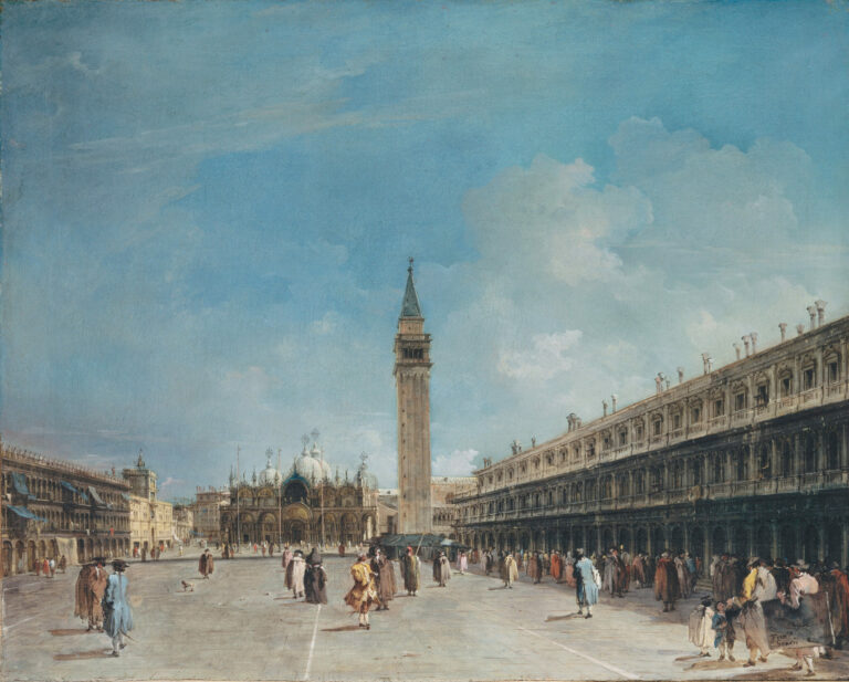 Venise, Place Saint-Marc par Francesco Guardi, fin des années 1760