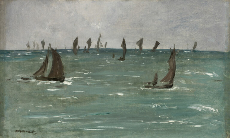 Boats at Berck-sur-Mer, by Édouard Manet, 1873