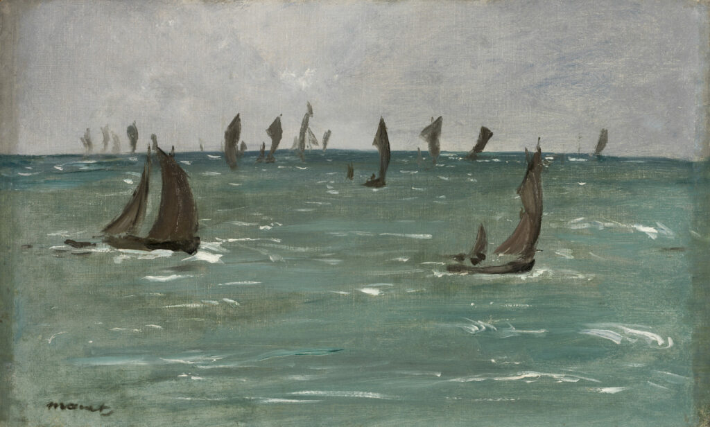 Bateaux à Berck-sur-Mer, par Édouard Manet, en 1873