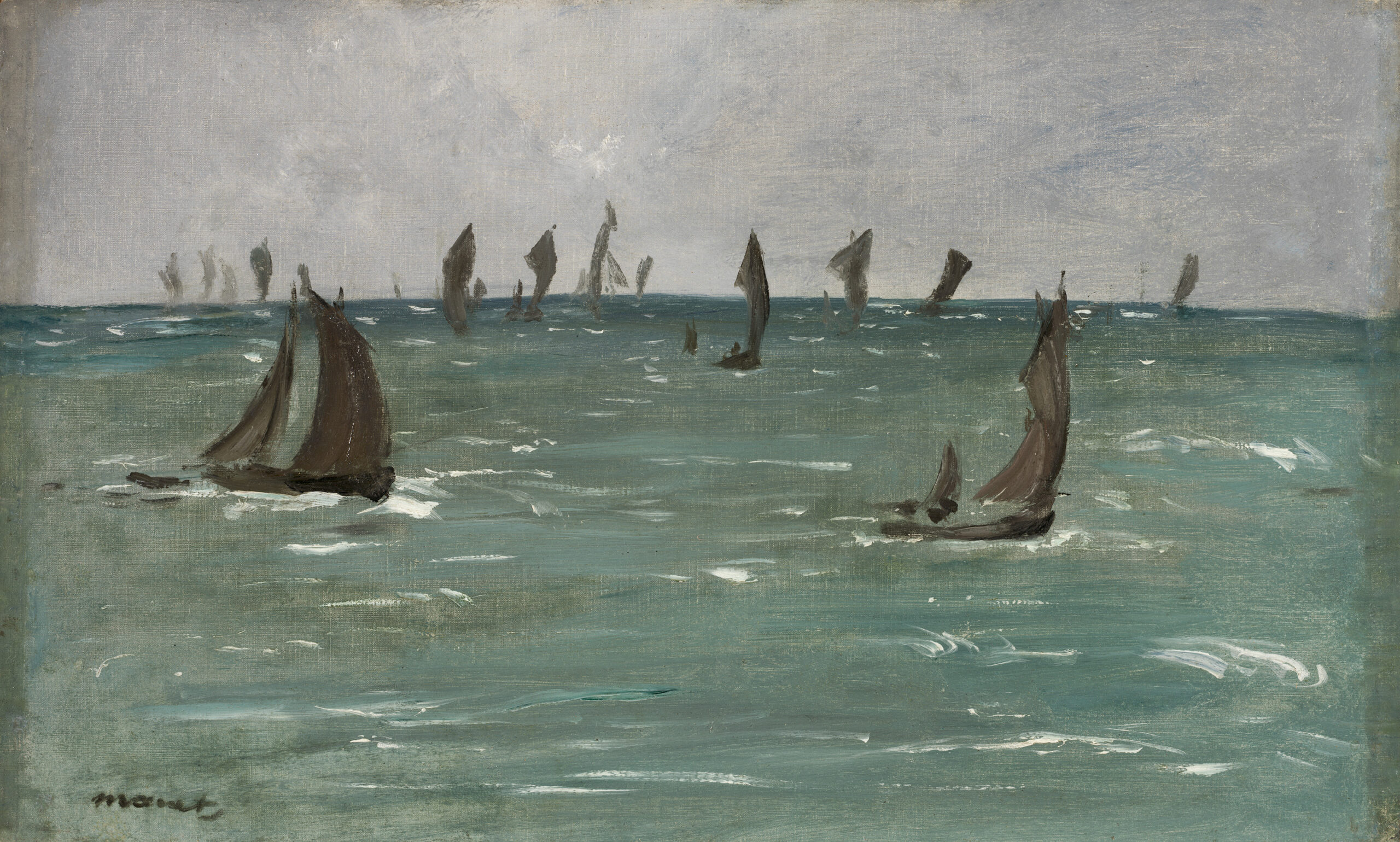 Bateaux à Berck-sur-Mer, par Édouard Manet, en 1873
