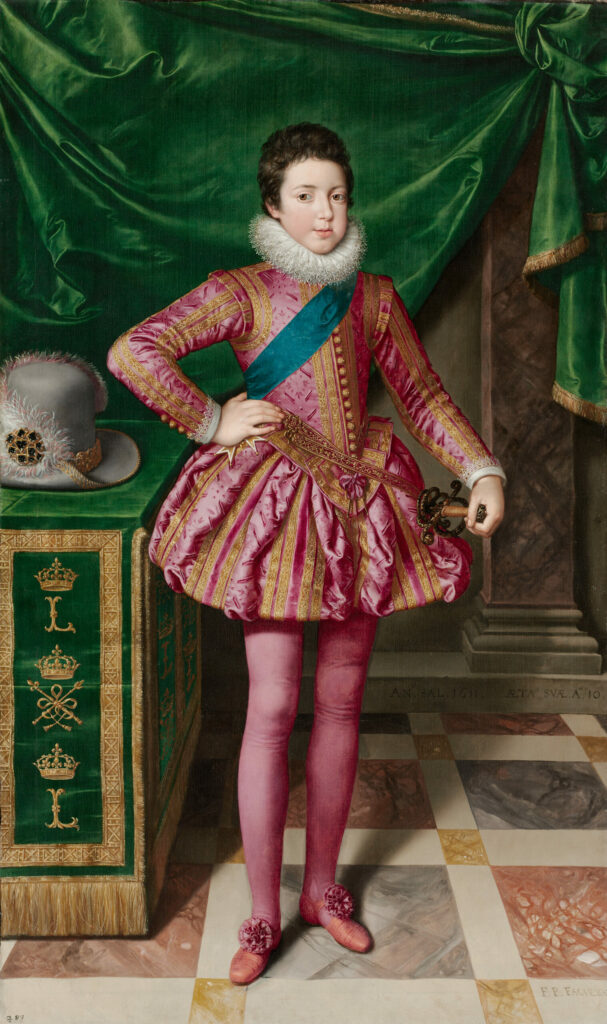 Portrait of King Louis XIII of France, in 1611, by Frans Pourbus the Younger
