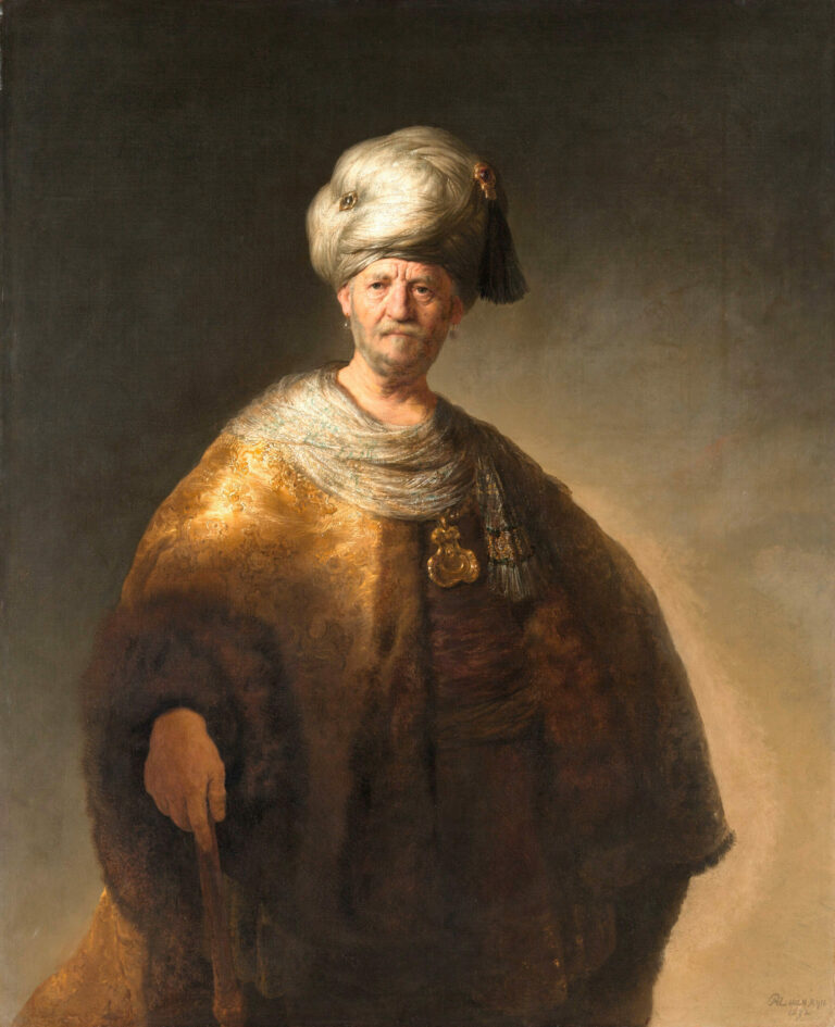 Homme au turban, par Rembrandt van Rijn, en 1632