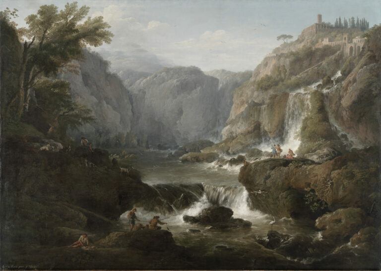 Les Cascades de Tivoli, en 1737, par Claude-Joseph Vernet