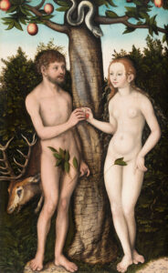 Adam et Ève, en 1528, par Lucas Cranach l'Ancien