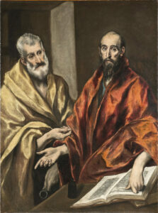 Le Greco, Saint Pierre et Saint Paul, vers 1605-1608, Nationalmuseum, photo Erik Cornelius, Domaine public