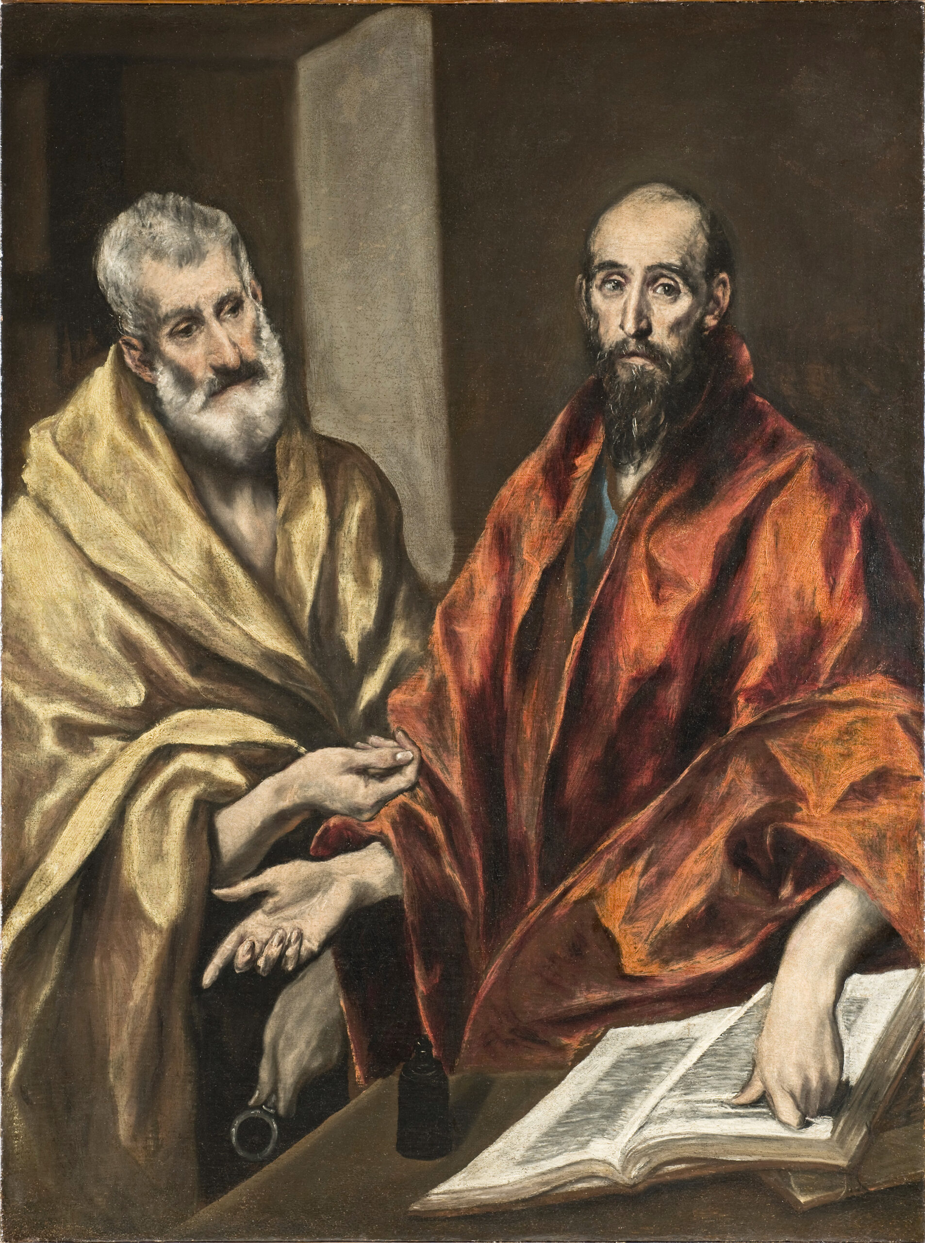Le Greco, Saint Pierre et Saint Paul, vers 1605-1608, Nationalmuseum, photo Erik Cornelius, Domaine public