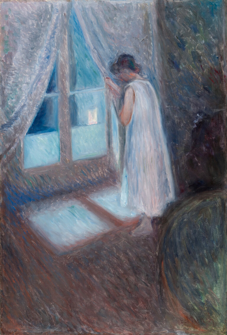 La Jeune Fille à la Fenêtre, 1893, Edvard Munch