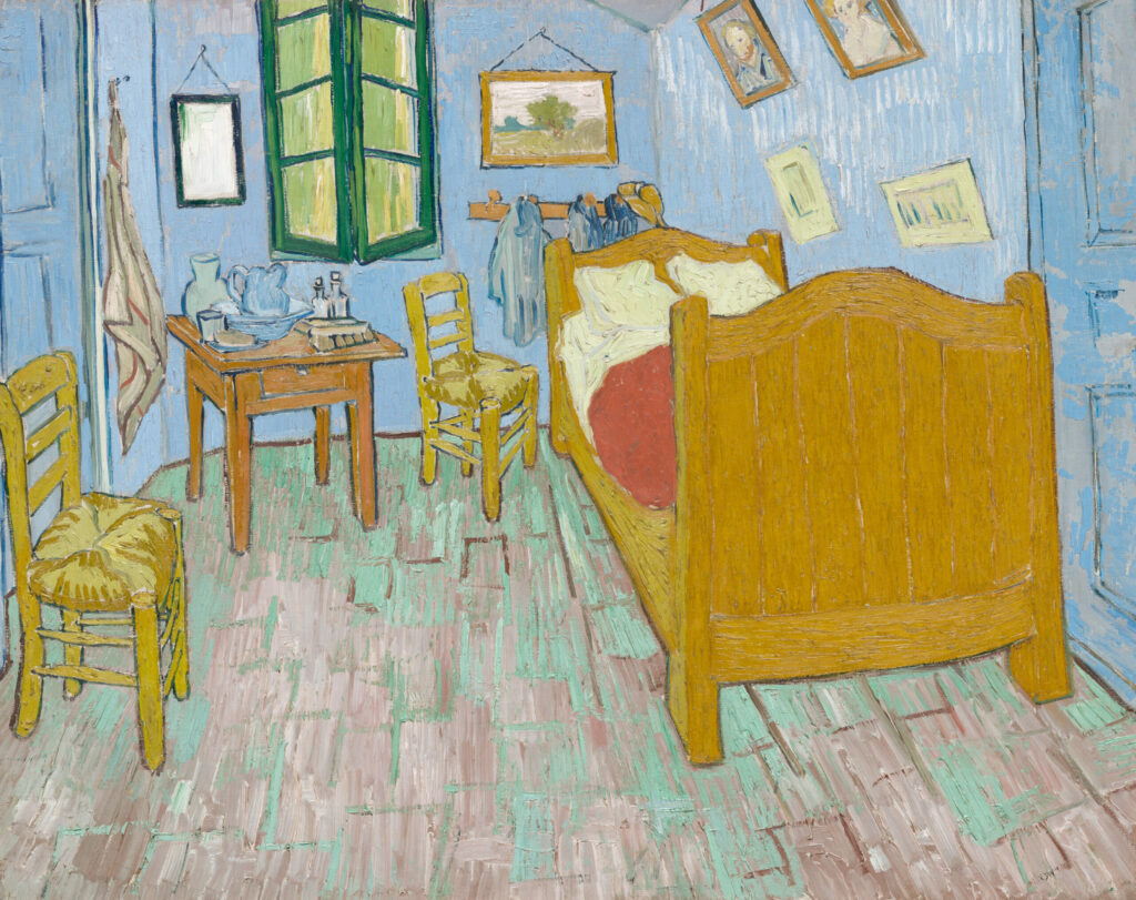 La Chambre à coucher, en 1889, par Vincent van Gogh