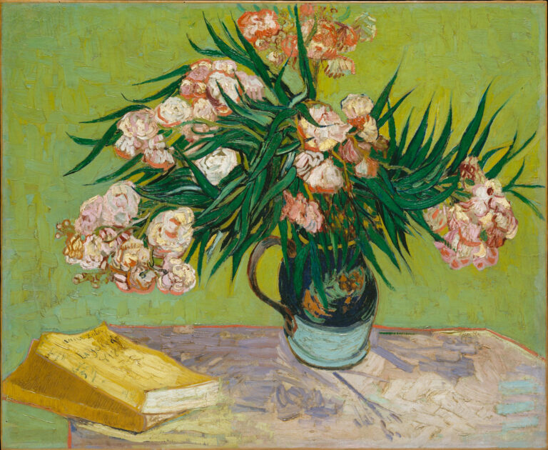 Lauriers roses, par Vincent van Gogh, en 1888