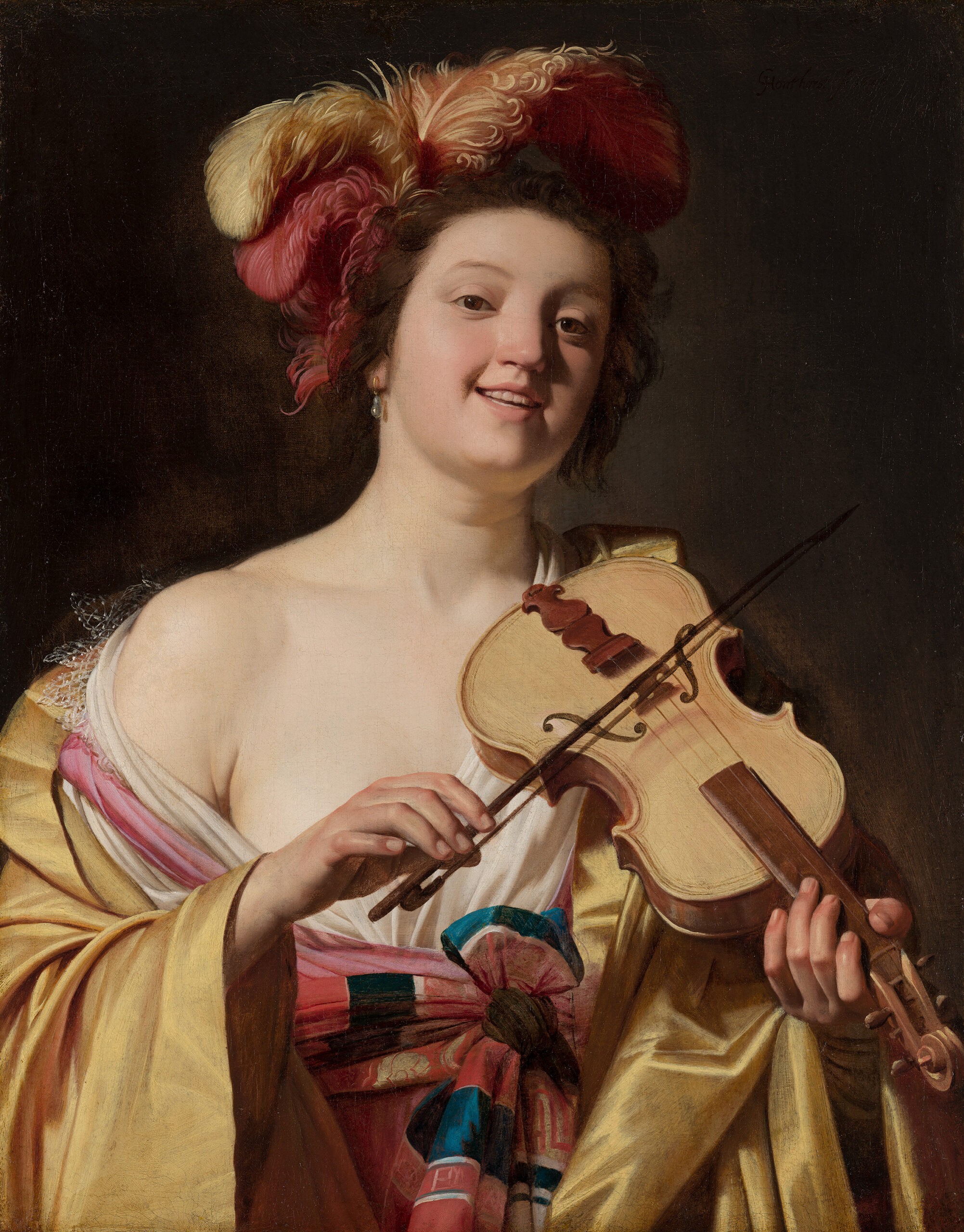 Gerrit van Honthorst, The Violin Player, 1626, Mauritshuis, The Hague