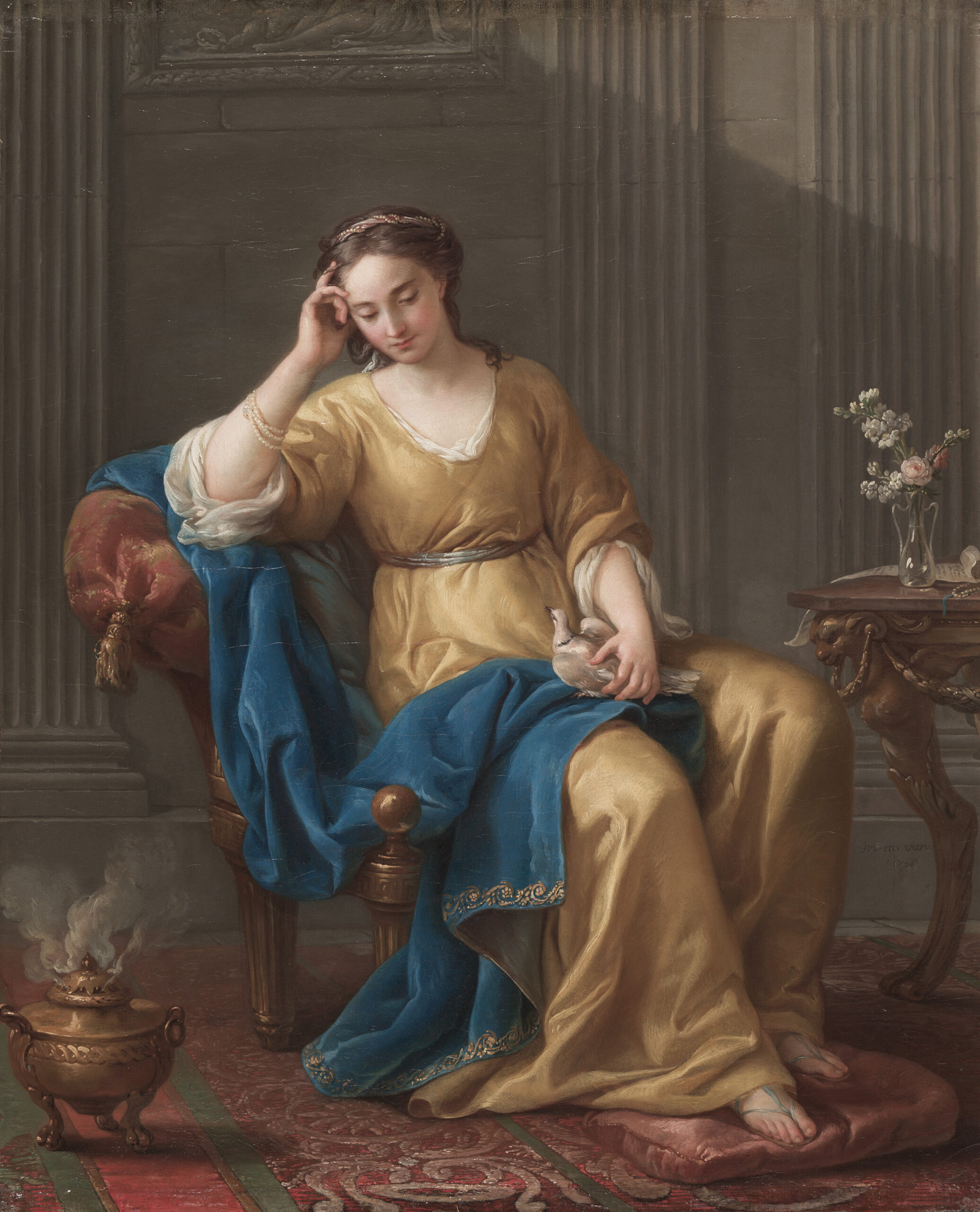 Douce Mélancolie, 1756, Joseph Marie Vien
