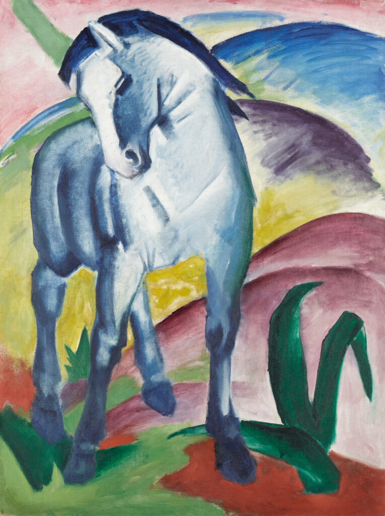 Cheval bleu I, Franz Marc, 1911, Städtische Galerie im Lenbachhaus, Munich