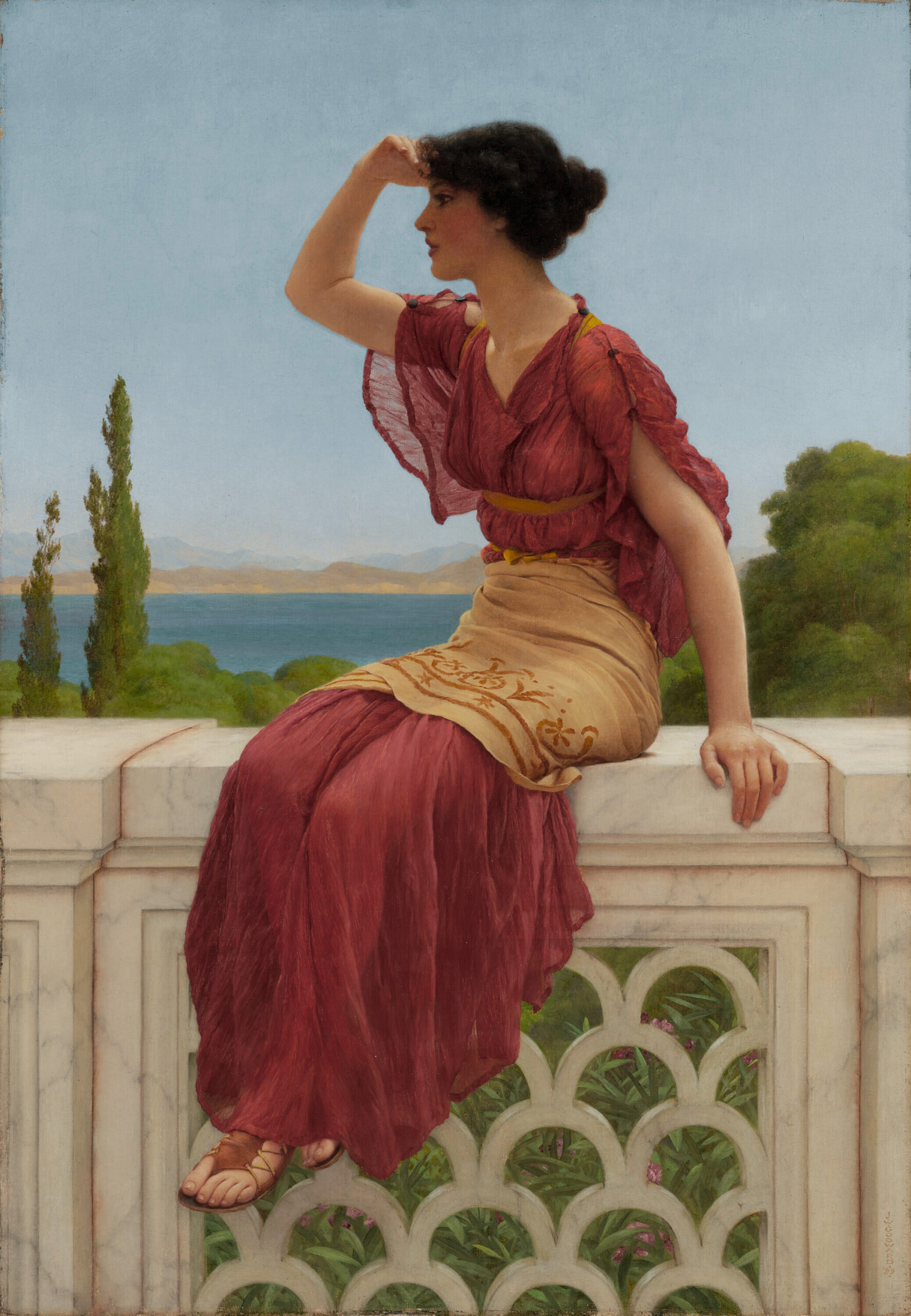 The Signal, John William Godward, 1899, The J. Paul Getty Museum, Los Angeles The Signal, John William Godward, 1899, The J. Paul Getty Museum, Los Angeles