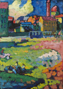 Munich – Outside the city, Wassily Kandinsky, 1908