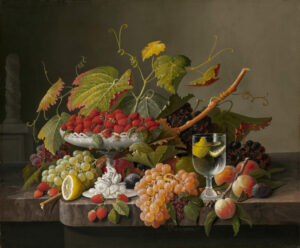 Une abondance de fruits, vers 1860, par Severin Roesen