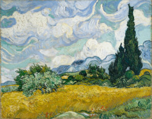 Cyprès aux blés d'or, Vincent van Gogh, 1889, The Metropolitan Museum of Art, New York