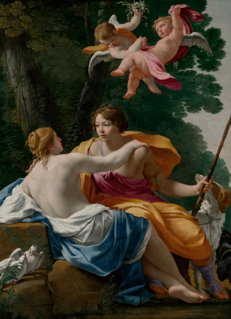 Simon Vouet, Venus et Adonis, vers 1642