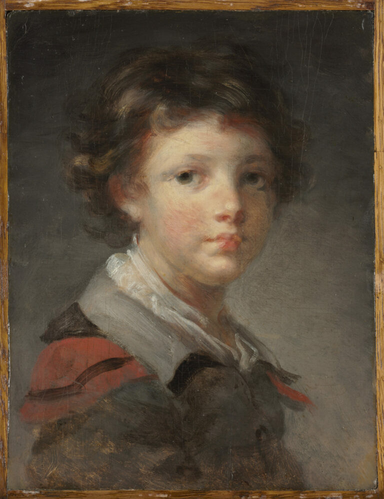 A Boy in a Red-lined Cloak, Jean-Honoré Fragonard, 1780s, The Cleveland Museum of Art