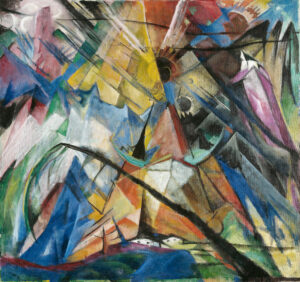 Tyrol, Franz Marc, 1914, Bayerische Staatsgemäldesammlungen – Sammlung Moderne Kunst in der Pinakothek der Moderne, Munich