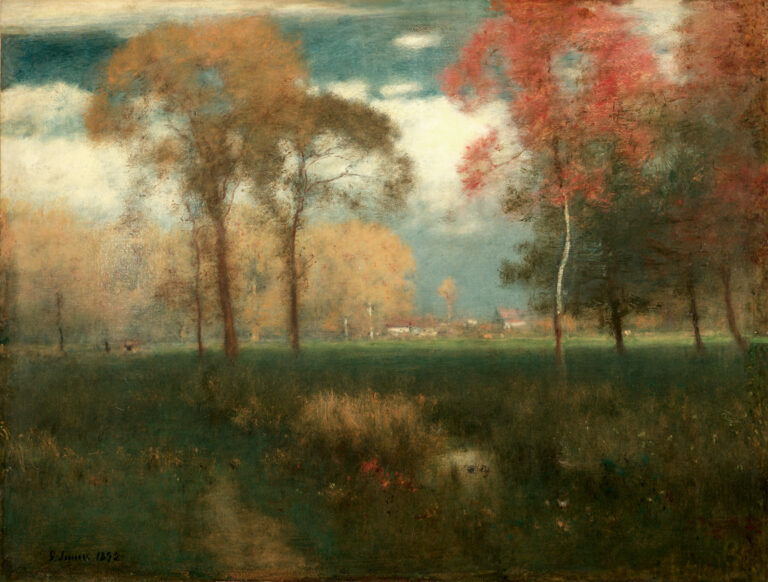 Sunny Autumn Day, George Inness, 1892, The Cleveland Museum of Art