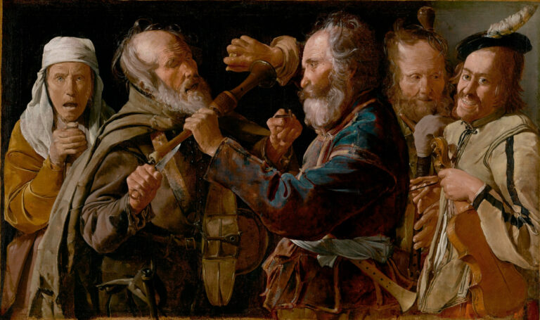 The Musicians' Brawl, Georges de La Tour, circa 1625-1630, The J. Paul Getty Museum, Los Angeles