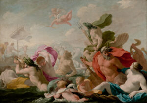 Marine Gods Paying Homage to Love, Eustache Le Sueur, circa 1636-1638, The J. Paul Getty Museum, Los Angeles