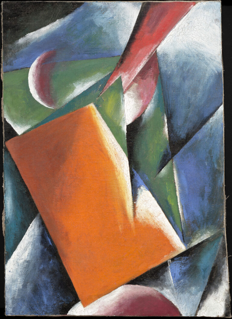 Peinture architectonique, Lioubov Popova, vers 1917, Los Angeles County Museum of Art (LACMA)