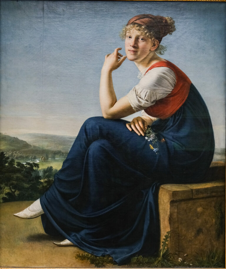 Portrait of Heinrike Dannecker, Gottlieb Schick, 1802, Staatliche Museen zu Berlin, Alte Nationalgalerie