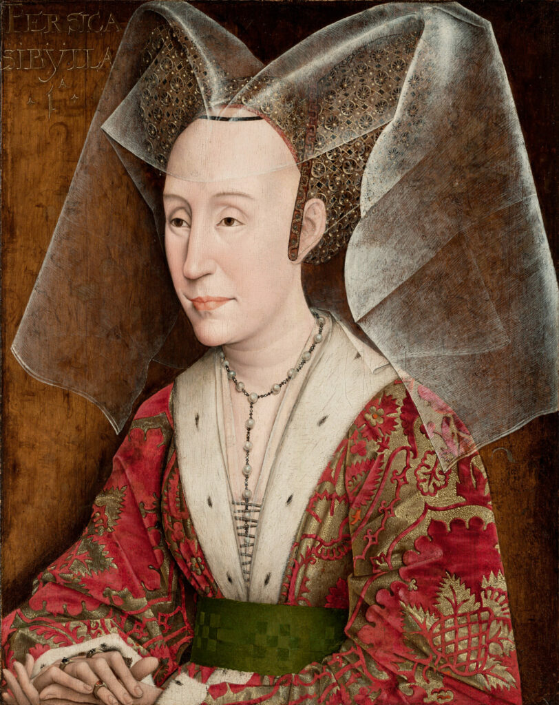 Portrait of Isabella of Portugal, Workshop of Rogier van der Weyden, circa 1450, The J. Paul Getty Museum, Los Angeles