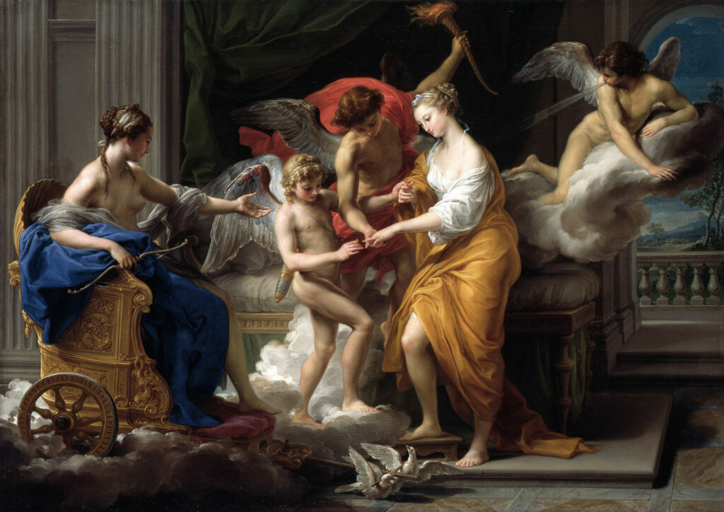 Le Mariage de Cupidon et Psyché, Pompeo Girolamo Batoni, 1756, Gemäldegalerie, Berlin