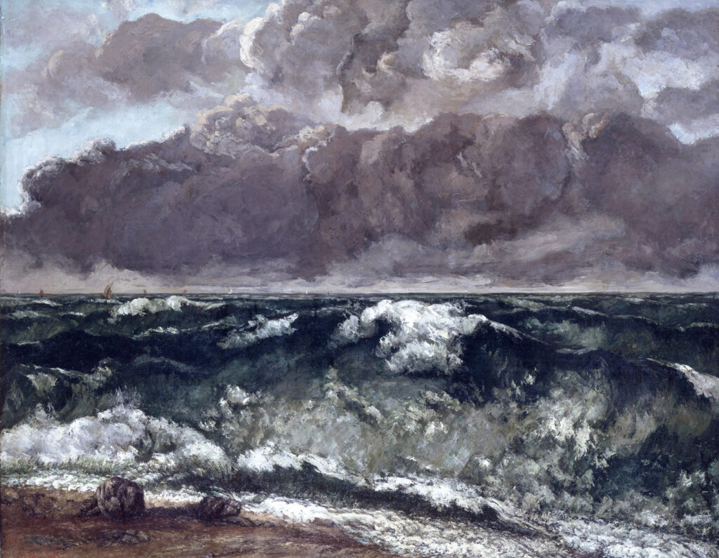 The Wave, Gustave Courbet, 1869-1870, Alte Nationalgalerie, Staatliche Museen zu Berlin