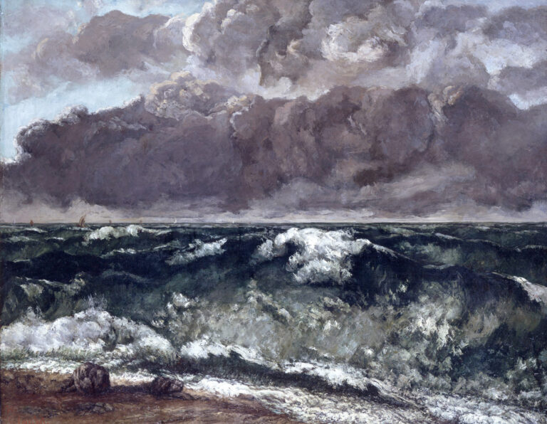The Wave, Gustave Courbet, 1869-1870, Alte Nationalgalerie, Staatliche Museen zu Berlin