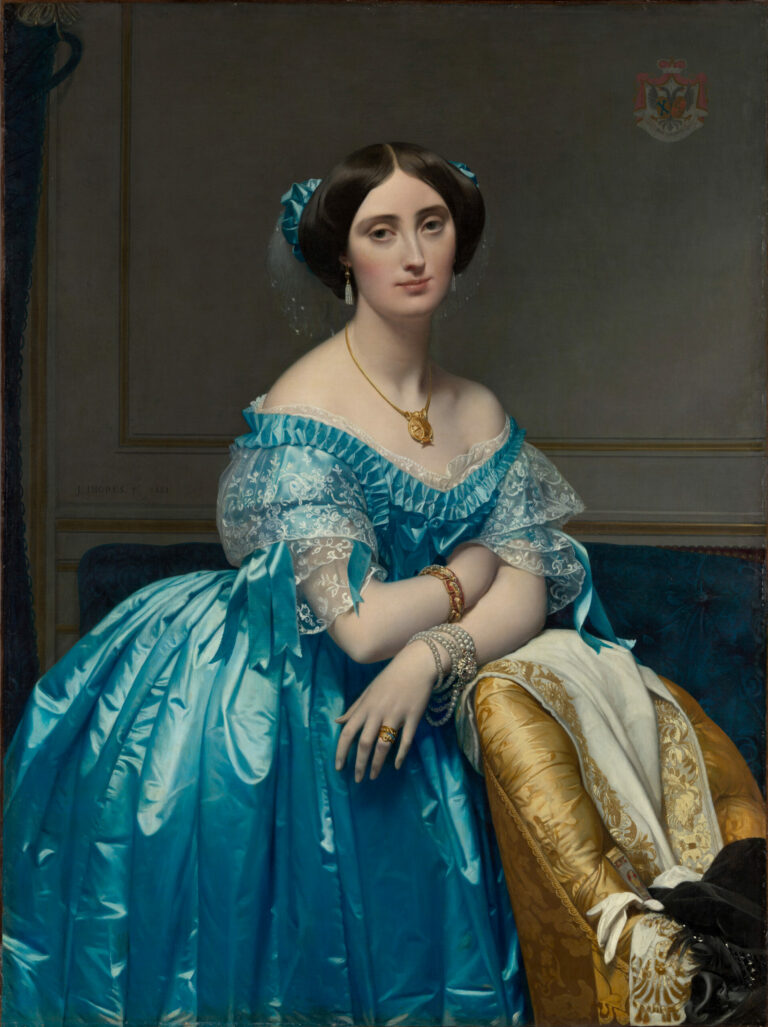 Joséphine-Éléonore-Marie-Pauline de Galard de Brassac de Béarn (1825–1860), Princess de Broglie, by Jean-Auguste-Dominique Ingres, 1851-1853, The Metropolitan Museum of Art, New York