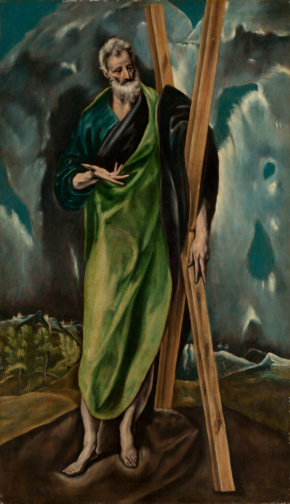 Saint Andrew, Workshop of El Greco (Domenikos Theotokopoulos), circa 1610, The Metropolitan Museum of Art, New York