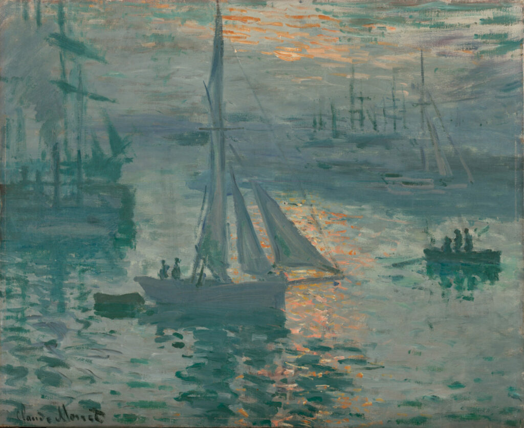 Lever de soleil (Marine), Claude Monet, 1872-1873, The J. Paul Getty Museum, Los Angeles