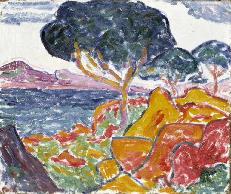 Paysage, Carl Newman, vers 1909-1914, Smithsonian American Art Museum, Washington, don d'Anna McCleery Newton, 1968.121.7