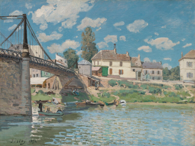 The Bridge at Villeneuve-la-Garenne, Alfred Sisley, 1872, The Metropolitan Museum of Art, New York