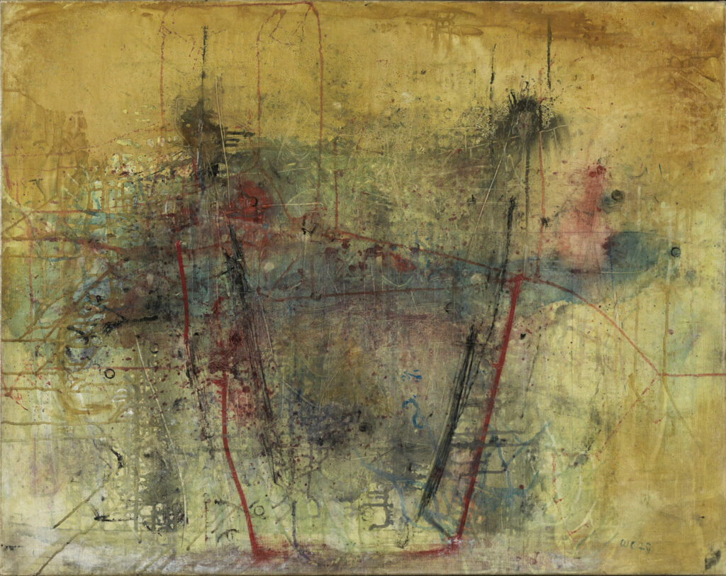 Yellow Composition, Wols, circa 1947, Nationalgalerie, Neue Nationalgalerie, Berlin