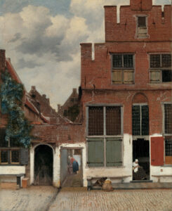 Vue de maisons à Delft, connue sous le nom de La Ruelle, Johannes Vermeer, c. 1658, Rijksmuseum, Amsterdam