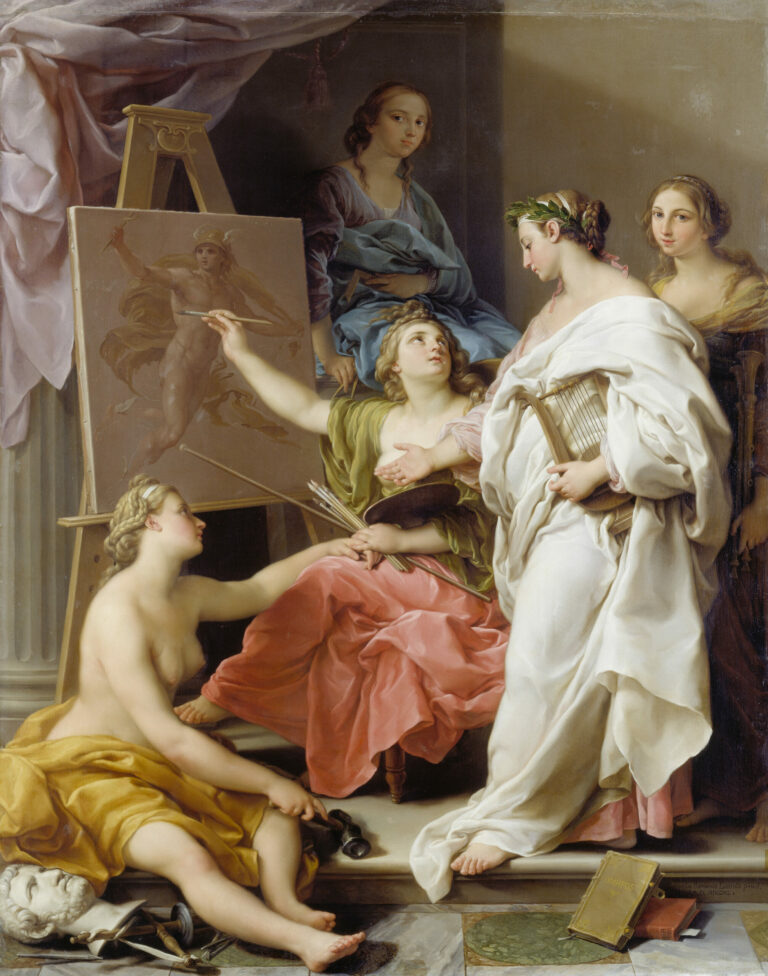 Allégorie des Arts, Pompeo Girolamo Batoni, 1740, Städel Museum, Francfort-sur-le-Main