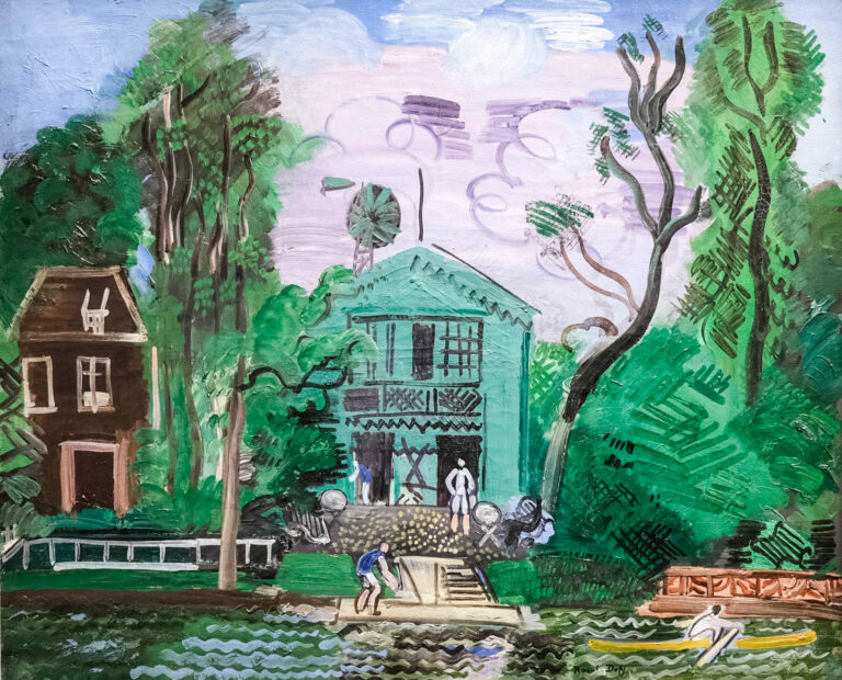 Bords de Marne, les canotiers, Raoul Dufy, 1925, Musée d'Art moderne de Paris, Paris Musées