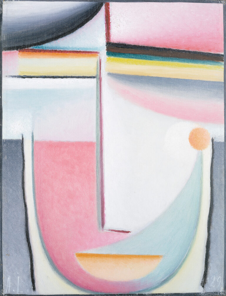 Tête abstraite : Symphonie en rose, Alexej von Jawlensky, 1929, Städel Museum, Francfort-sur-le-Main