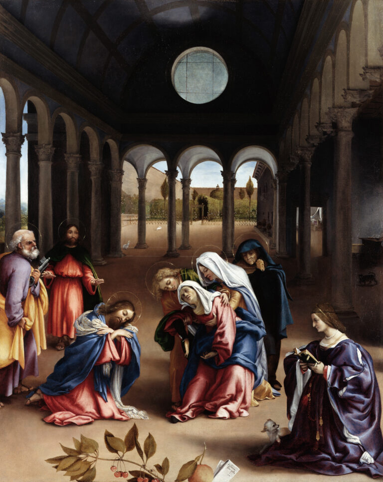Christ Taking Leave of His Mother, Lorenzo Lotto, 1521, Gemäldegalerie, Staatliche Museen zu Berlin