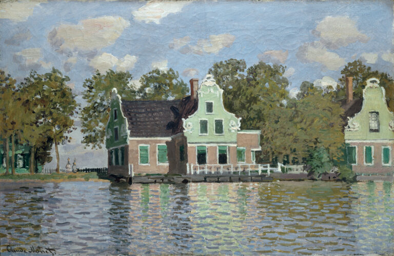 Houses by the Bank of the River Zaan, Claude Monet, 1871-1872, Städel Museum, Frankfurt am Main