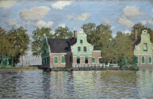 Maisons au bord du Zaan, Claude Monet, 1871-1872, Städel Museum, Francfort-sur-le-Main